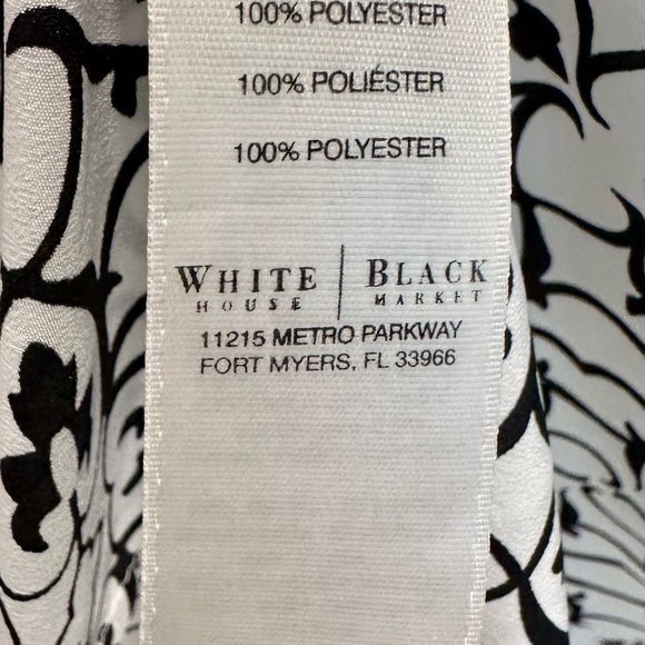 White House Black Market Dressy Blouse- size 4 - Picture 3 of 3
